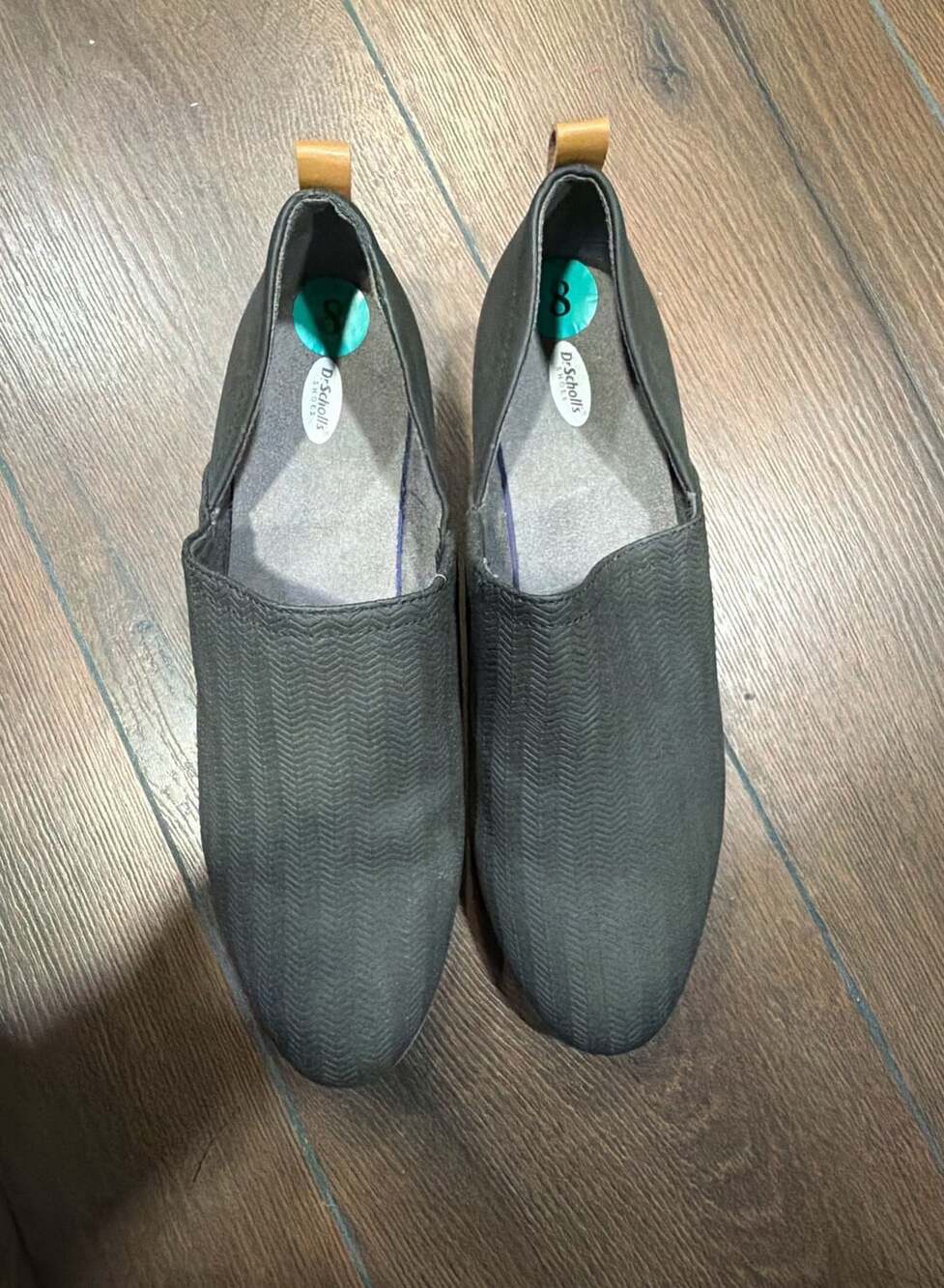 Dr. Scholl's Ruler Shootie Size 8 Black Loafers Slip-On Comfort Shoes